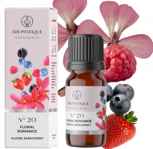 OLEJEK ZAPACHOWY AROMATIQUE FLORAL ROMANCE 12 ML MOCNY TRWAŁY ZAPACH AROMA