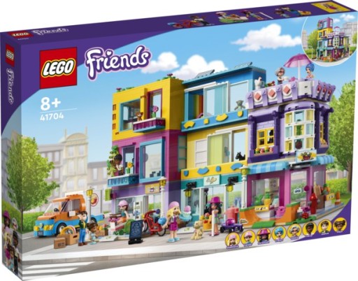 LEGO FRIENDS — ЗДАНИЯ НА ГЛАВНОЙ УЛИЦЕ — 41704