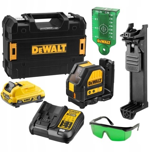 DEWALT DCE088D1G 12 В перекрестный лазерный зеленый 1X2 Ач