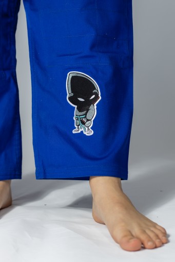 Strój Judo dla Chłopca 140cm 350GSM Kimono Pas Worek Judoga Niebieska UONE