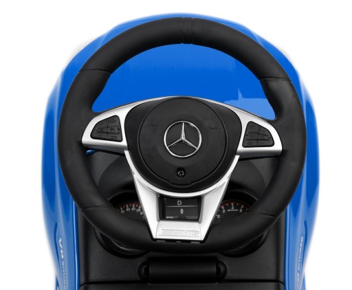 ИГРУШКА-КАТАЮЩАЯСЯ МАШИНКА «МЕРСЕДЕС AMG» С РУЛЕМ И КНОПКОЙ