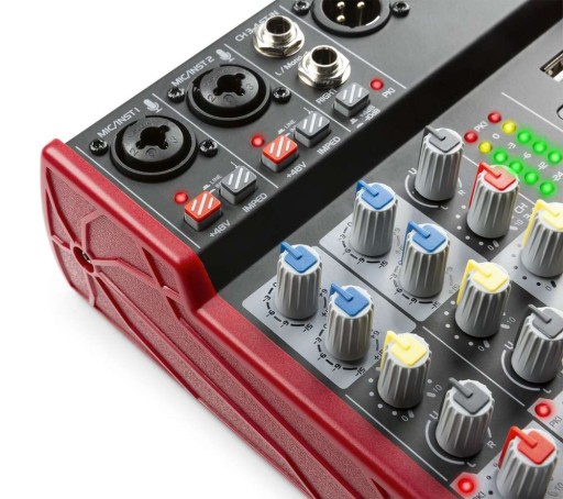 4-канальный студийный микшер BT USB MP3 PD