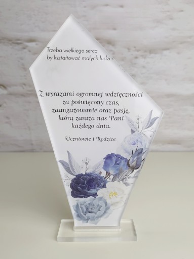 Statuetka dla nauczyciela podziękowanie pamiątka