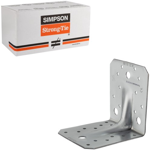 Łączniki ciesielskie kątowniki 105x105x90x2mm 50st stalowe Simpson ACR10520