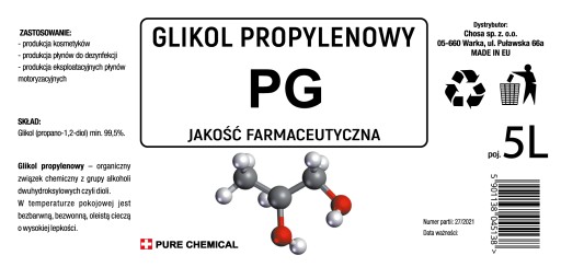 ГЛИЦЕРИН ГЛИКОЛЬ PG + VG НАБОР 10л 12кг