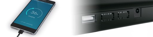 USB-органайзер подставка для монитора, черный УФ