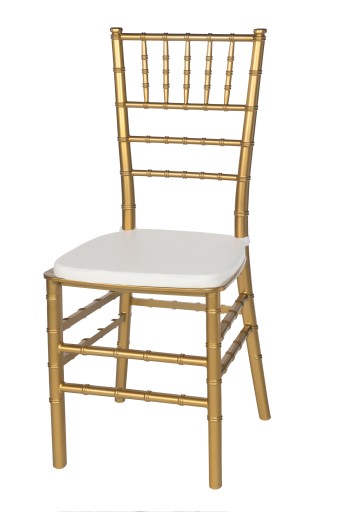 CHIAVARI PP TIFFANY СВАДЕБНЫЙ БАНКЕТНЫЙ СТУЛ, золото + подушка