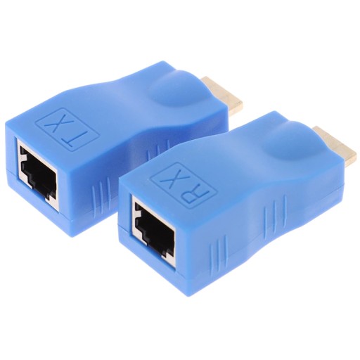 КОНВЕРТЕР-ЭКСТЕНДЕР HDMI-LAN ПО ВИТОЙ ПАРЕ RJ45 30М