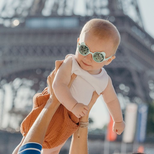 Ki ET LA Детские солнцезащитные очки KiETLA OURSON Almond Green 2-4