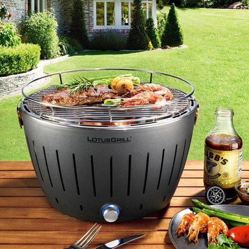 БЕЗДЫМНЫЙ УГОЛЬНЫЙ ГРИЛЬ LOTUSGRILL XL GARDEN + СУМКА + ЩИПЦЫ В КОМПЛЕКТЕ