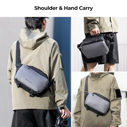 K&F Waist Bag, фотографическая сумка через плечо для городского фотооборудования