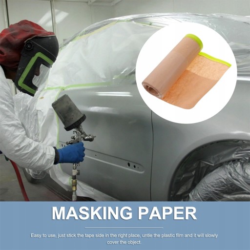 Kraft Paper Masking Film Car 2 Rolls