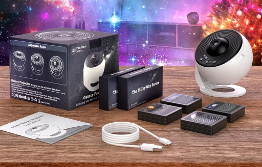 ЗВЕЗДНЫЙ ПРОЕКТОР ПЛАНЕТАРНЫЙ ВРАЩАЮЩИЙСЯ СВЕТОДИОДНЫЙ НОЧНИК USB 12 ПРОЕКЦИЙ