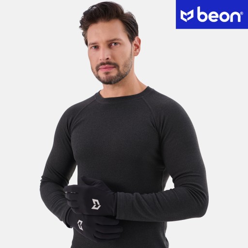 Зимняя шляпа набор зимних перчаток мужской трубочистка для бега l/xl