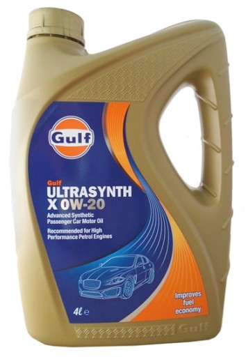 GULF ULTRASYNTH X 0W20 4L API SN ILSAC GF-5 США