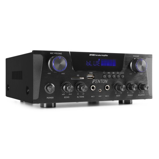 AV430A Усилитель караоке Fenton 2x300 Вт USB FM BT