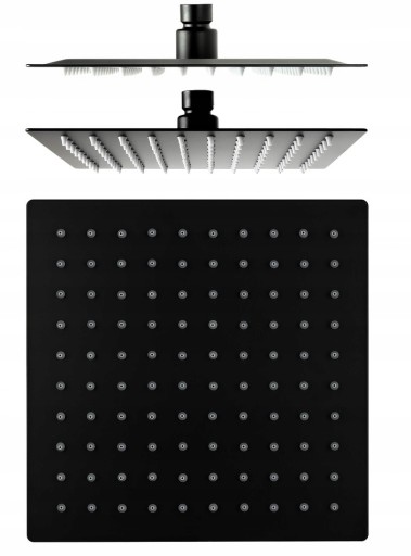 HANSGROHE zestaw podtynkowy czarny mat TERMOSTAT