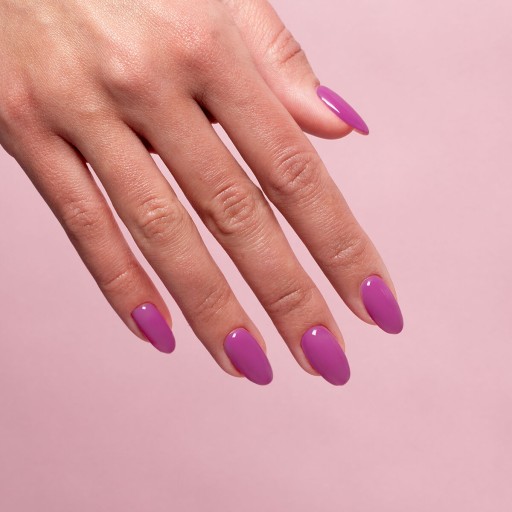 SEMILAC 601 Гибридный лак для ногтей Neon Pink Punch, 7 мл, розовый