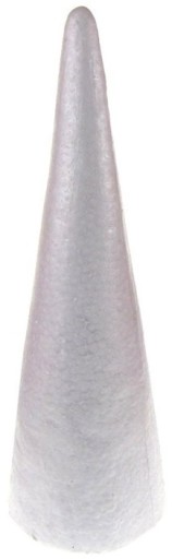 STOŻEK STYROPIANOWY 40CM DO ZDOBIENIA CHOINKA DEKORACJA STOŻKI STYROPIANOWE