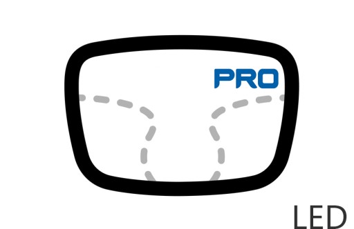 Версия PRO ПРОГРЕССИВНЫЕ ОЧКИ самое широкое светодиодное поле