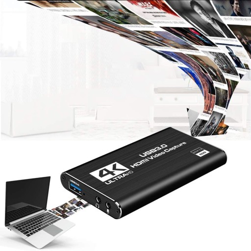 Видеорегистратор с граббером для ПК HDMI 4K USB3.0