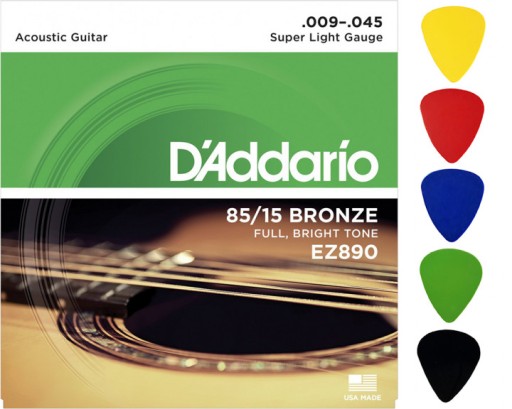 D Addario EZ890 85 15 Bronze 9-45