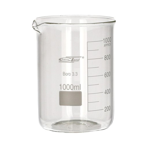 Стакан стеклянный 1000 мл низкий Chemland