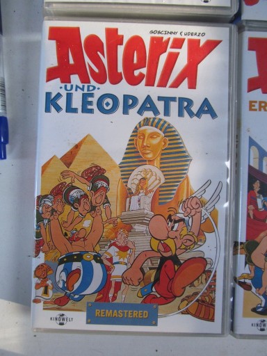 ASTERIX i OBELIX- 6 kaset VHS, zestaw, min. w Brytanii, Kleopatra, Cezar...