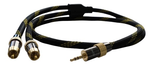 Кабель AUX mini Jack 2RCA-3,5 Cinch Cross-Tech 5м