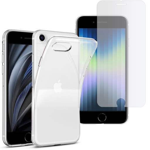 24h Etui SLIM + SZKŁO 2.5D iPhone 7/8/SE 2020/2022