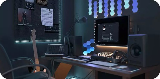 Стартовый комплект Cololight Hexagon Pro, осветительная панель, 6 панелей, контроллер