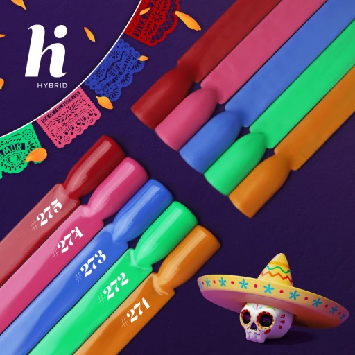 HI HYBRID #275 Гибридный лак для ногтей Red Sombrero 5 мл