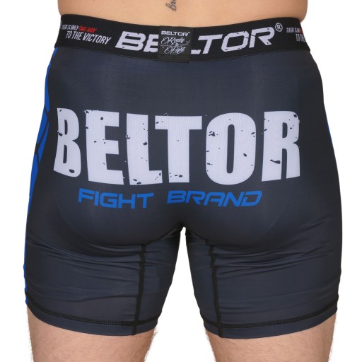 КОМПРЕССИОННЫЕ ТРЕНИРОВОЧНЫЕ ШОРТЫ BELTOR TRAPPED WING ЧЕРНО-СИНИЕ XXL