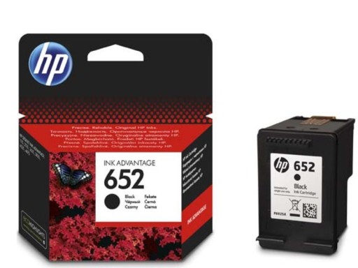 Черные чернила HP F6V25AE 652
