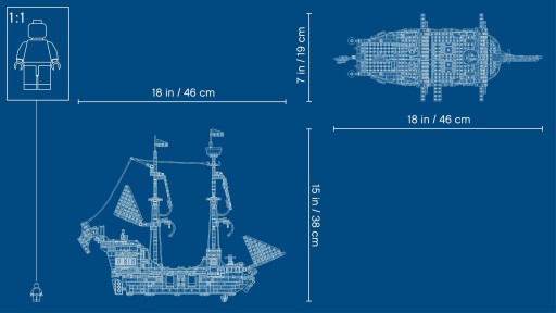 LEGO SET Creator Пиратский корабль 3 в 1 31109