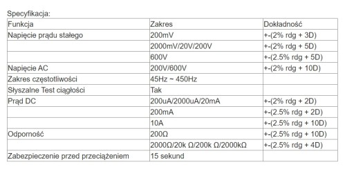 Мощный мультиметр ANENG DM850 с функцией HOLD