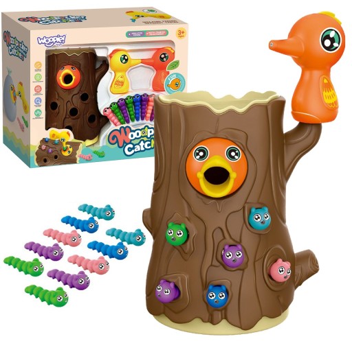 МАГНИТНАЯ ИГРА НАКОРМИ ПТИЦУ, ПОЙМАЙ ЧЕРВЯКА ВУПИ