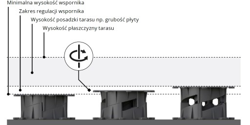 Регулируемый кронштейн 50-70 мм для лаг