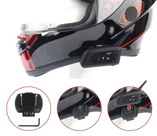 EJEAS V6 PRO BLUETOOTH МОТОЦИКЛСКИЙ ИНТЕРКОМ 2 ШТ.