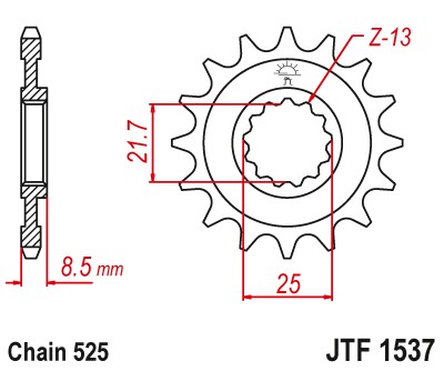 NAPĘD ZESTAW DID ZVMX JT KAWASAKI Z1000 14-20