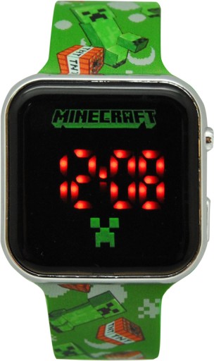 Цифровые светодиодные часы MINECRAFT Creeper