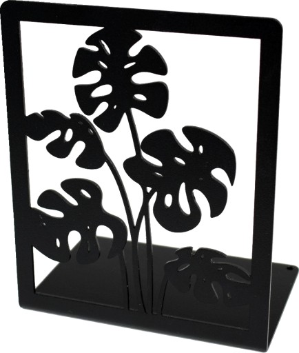 Подставка для книг Monstera Solid Metal Black