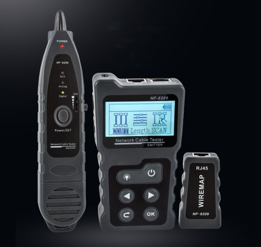 МНОГОФУНКЦИОНАЛЬНЫЙ СЕТЕВОЙ КАБЕЛЬНЫЙ ТЕСТЕР LCD NF-8209