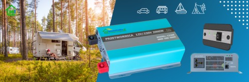 Автомобильный преобразователь с USB 12 В 4000 Вт Sinus USB