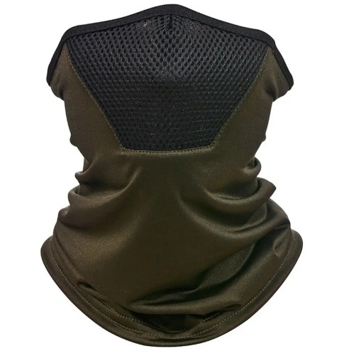 Face Scarves Neckline Mask Mesh Solid Color Ice Silk Summer Sunscreen Mask