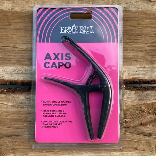 Каподастр Ernie Ball Axis, черный