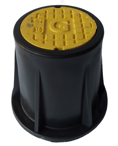Skrzynka zasuwy Nawiertki do gazu h=150mm wieko PP