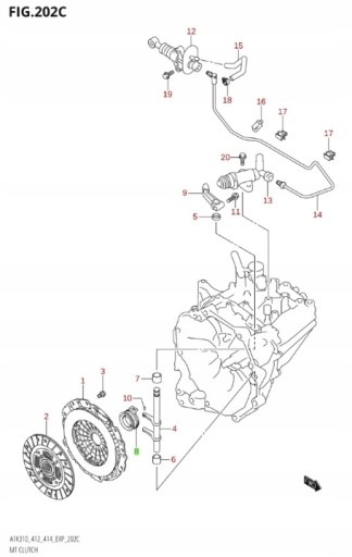 SUZUKI BALENO 2015 - 2019 SWIFT 2010 - 2016 ПОДШИПНИК 1.2 ОРИГИНАЛ