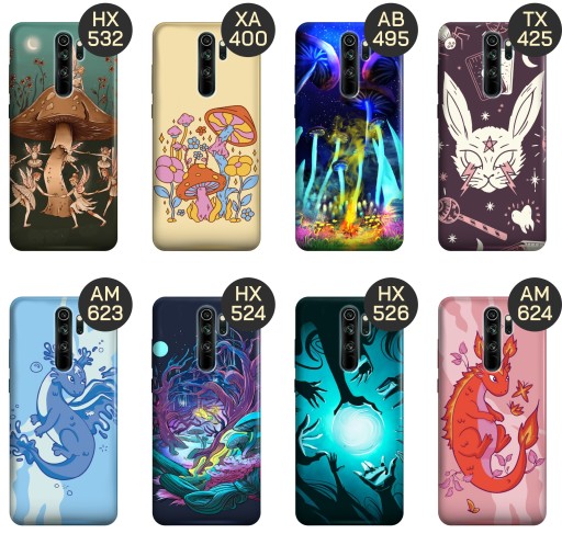 ETUI DO XIAOMI REDMI NOTE 8 PRO WZORY FANTASY MAGIC WRÓŻKA OBUDOWA CASE