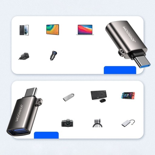 Joyroom USB 3.2 Gen1 — адаптер USB-C (гнездовой)